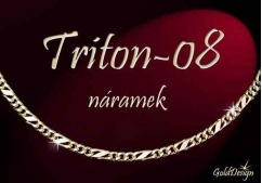 Triton 08 - náramek zlacený